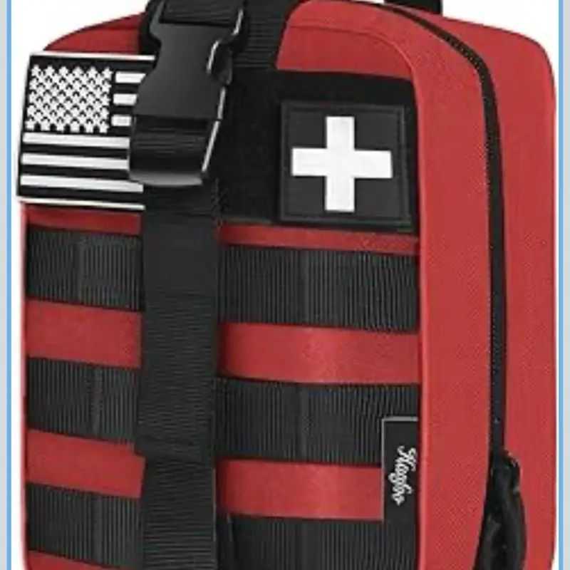 Molle IFAK Tactical Emergency Medical Kit, Durable Molle-Compatible Pouch for Outdoor Camping