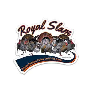 Wild Turkey Royal Slam Sticker, Vinyl Sticker, 2024 Thanksgiving Sticker