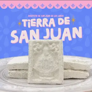 Tierra De San Juan Directita De San Juan De Los Lagos Mexican Holy Bars Textured Untable Comestible Block for Miracles & Protection Religious Decor Traditional Ornaments