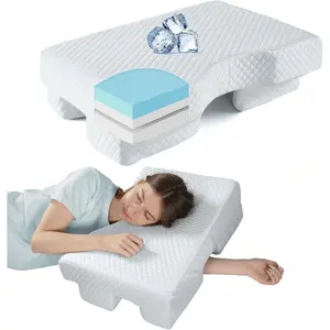 Side Sleeper Pillow with Arm Hole - Shoulder Pillow for Side Sleepers, Pillow Provides & Reduces arm Pressure, Cooling Arm Pillows, Rotator Cuff Pain Relief