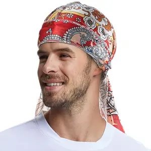 Unisex Quick-Dry Long Tail Headscarf for Outdoor Cycling, Breathable Sports Head Wrap, Sweat-Wicking Hair Protection Headband for Running, Hiking, Fitness, Workout, Men & Women