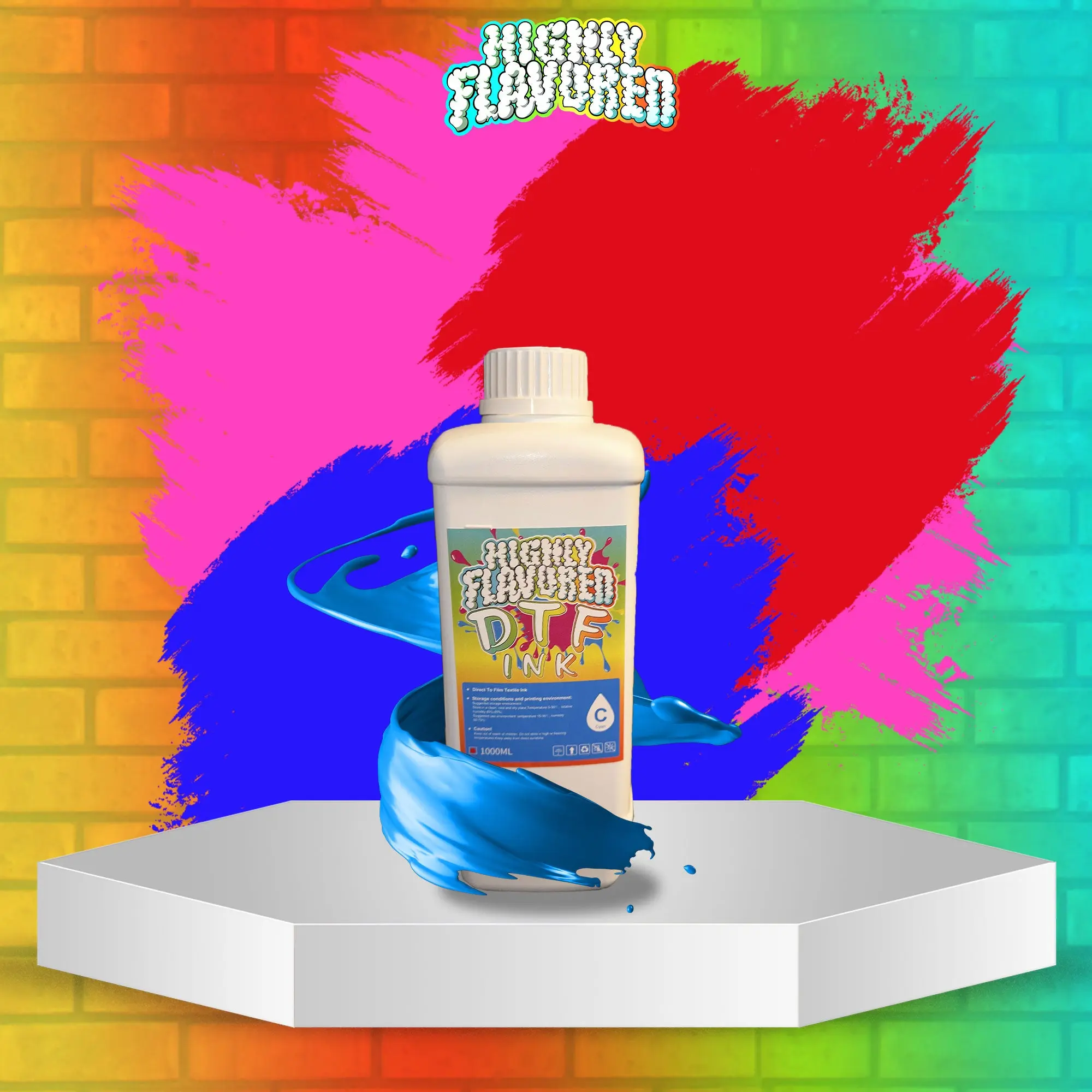 Cyan DTF Ink 1 Liter