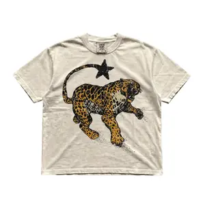 Vintage Inspired Jaguar Shirt Retro Nature Graphic Tee Trendy Animal Print Top Y2K Streetwear Clothing For Men Women Comfort Colors