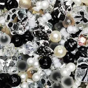 【D.P.C】Color Thems -  Acrylic DIY Beads Mix - 150ml 300ml 650ml Sizes for Bracelets Phone Charms Necklaces Hair Beads Bag Chains Earrings Rings Hair Ropes