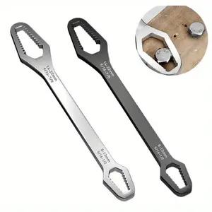 Universal Torx Wrench 3 17mm 8 22mm 5mm Thickness Self Tightening Adjustable Wrench Board Double Head Torx Spanner Hand Tools