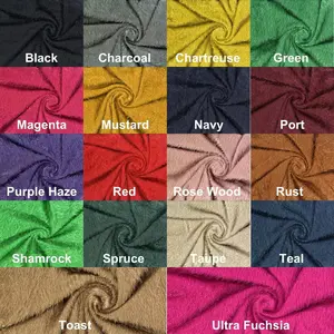 Shaggy Faux Fur Eyelash Fabric - Knit Fabric by the Yard, Soft Plush Sweater Fabric, Textured Sewing Fabric for Crafts, Apparel, Costumes