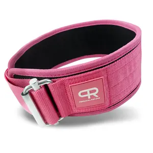Quick-Lock Hybrid Weightlifting Belt - Pink