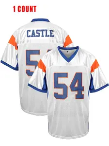 Thad Castle Soccer Jersey, Casual Football Shirt for Fans and Game Day Wear, Loose-Fitting Knit Fabric All Seasons