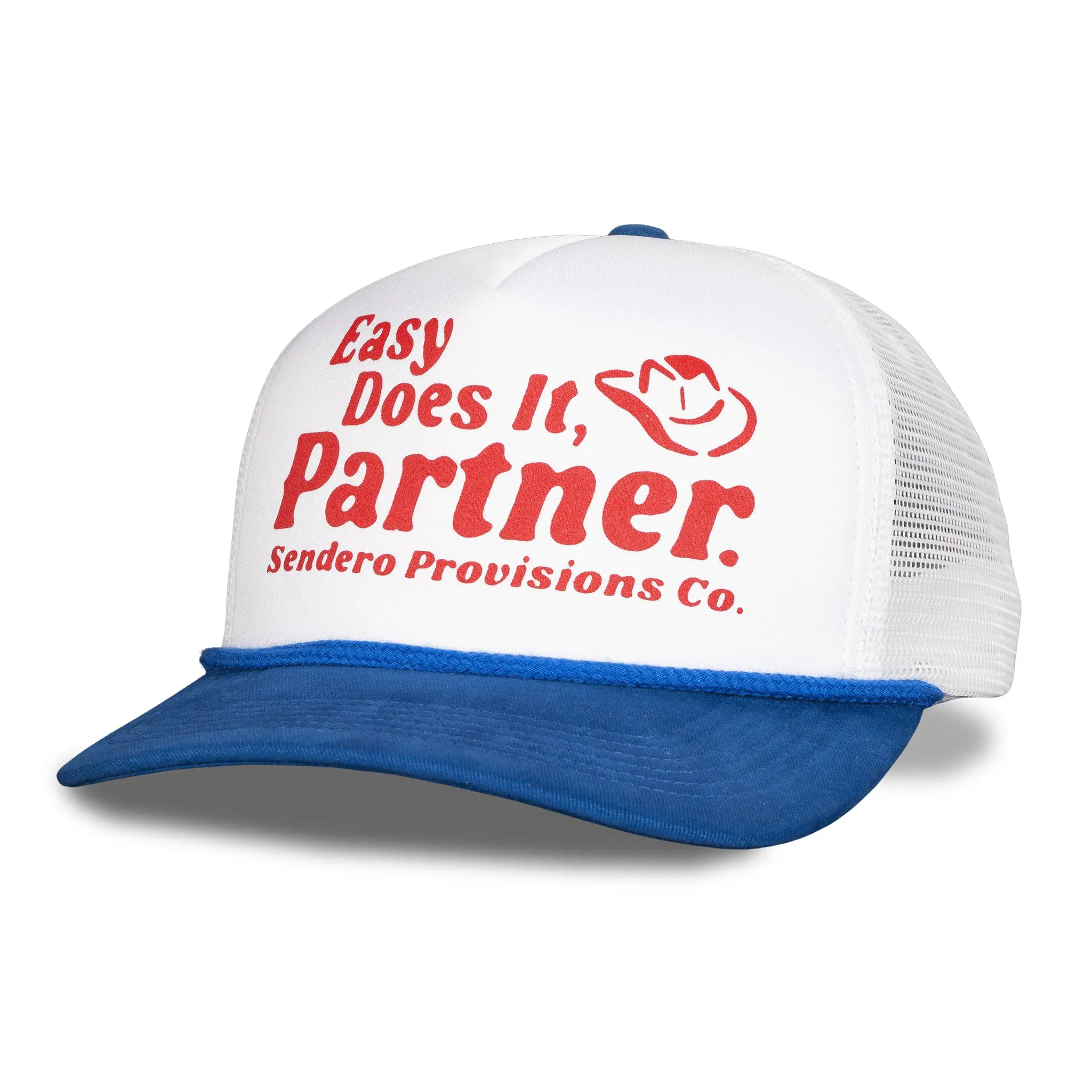 Easy Does It Hat - White/Red Easy Does It Hat - White/Red