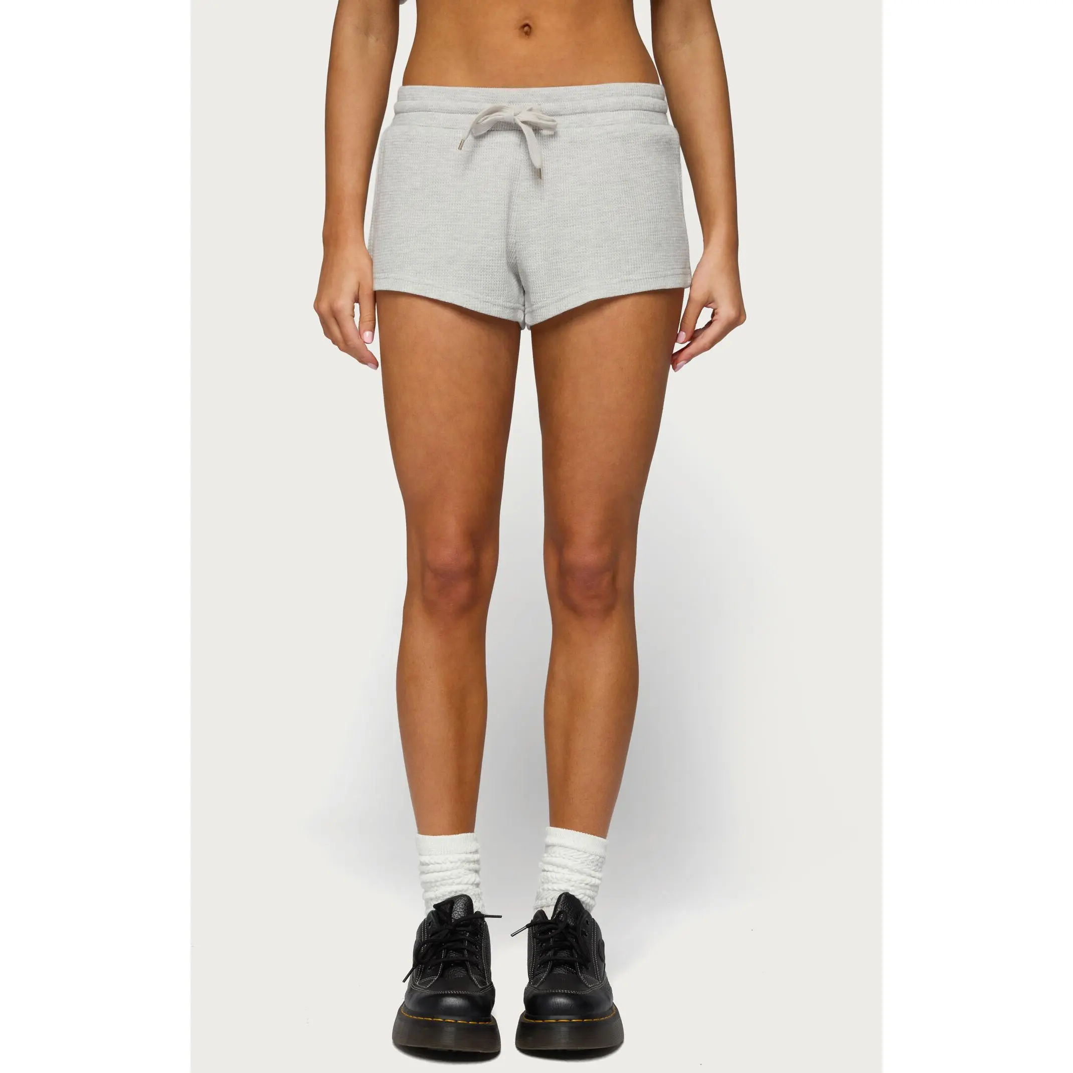 Edikted Women's Baila Waffle Shorts