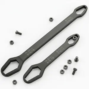 2-Pack Universal Wrench,8-24mm Universal  Self-tightening Wrench,Double-head Spanner,Non-Slip Multi-function Wrench for Most Nuts & Bolts Repair,Professional Car Assembly & Disassembly Tool, Professional Car Assembly & Disassembly Tool, Car Tools