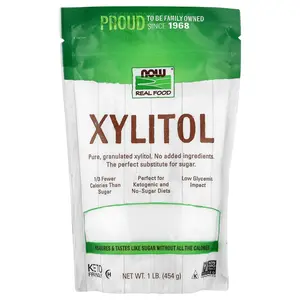 NOW Foods Real Food, Xylitol, 1 lb (454 g)