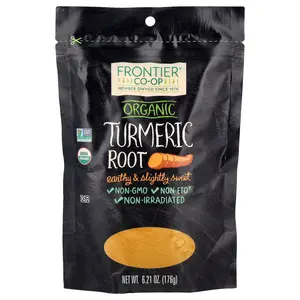Frontier Co-op Organic Turmeric Root, 6.21 oz (176 g)