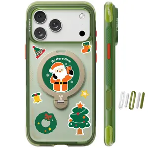 TORRAS Q3Air for iPhone 17/16/15 Pro Max Case with 360° Ring Stand & Airbag Protection 4-Meter Anti-Fall Shockproof Cover