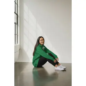 Centered | Hoodie Dress | Green