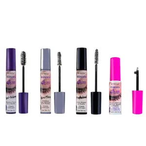 Prsa Viral 4 Pack - 4 in 1 Mascara Collection (Microfibras + Profesional + MaxiVolumen + Pink) - Natural Lash Definition & Longer Length - Makeup