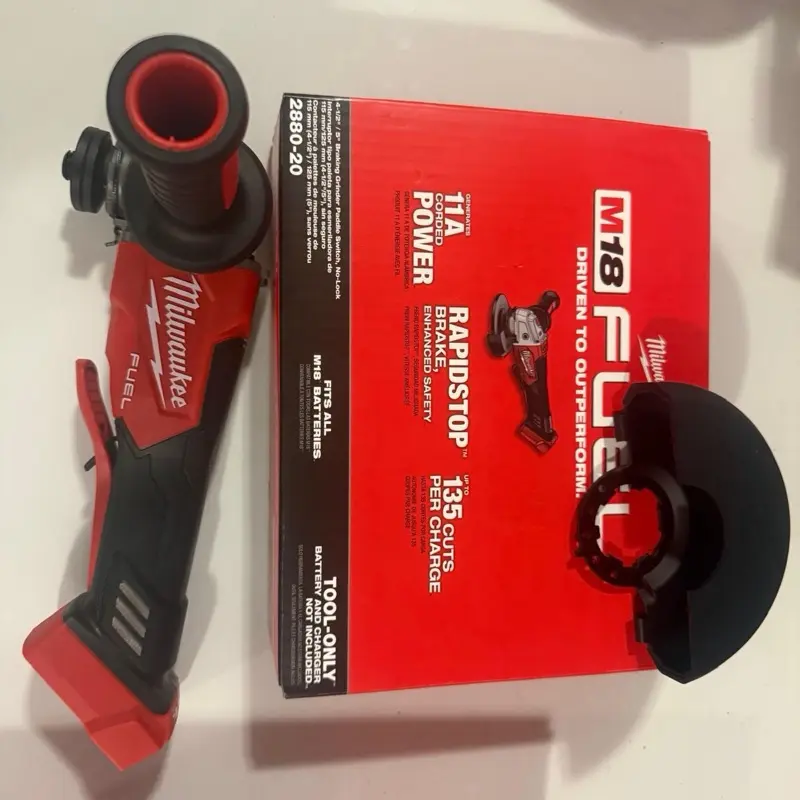 Milwaukee M18 FUEL 4-1/2" / 5" Braking Grinder with Paddle Switch (Tool Only) - 2880-20