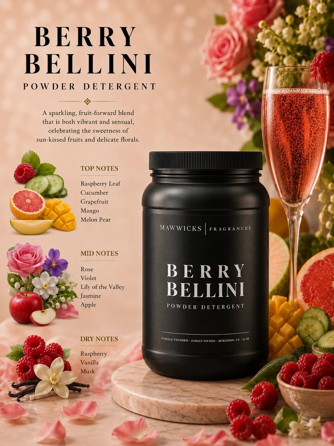 Powdered Luxury Laundry Detergent