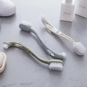Long Handle Cleaning Brush Portable Shoes Cleaner Multifunction Shoes Brushes Double-headed Cleaner Home Cleaning Shoes Brush