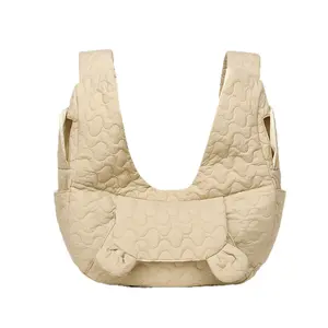 Cycling Pet Outing Bag Small Dog 15lbs Crossbody Chest Bag New Foldable Lightweight Dog Bag Cat Bag puppy sling 15 lbs