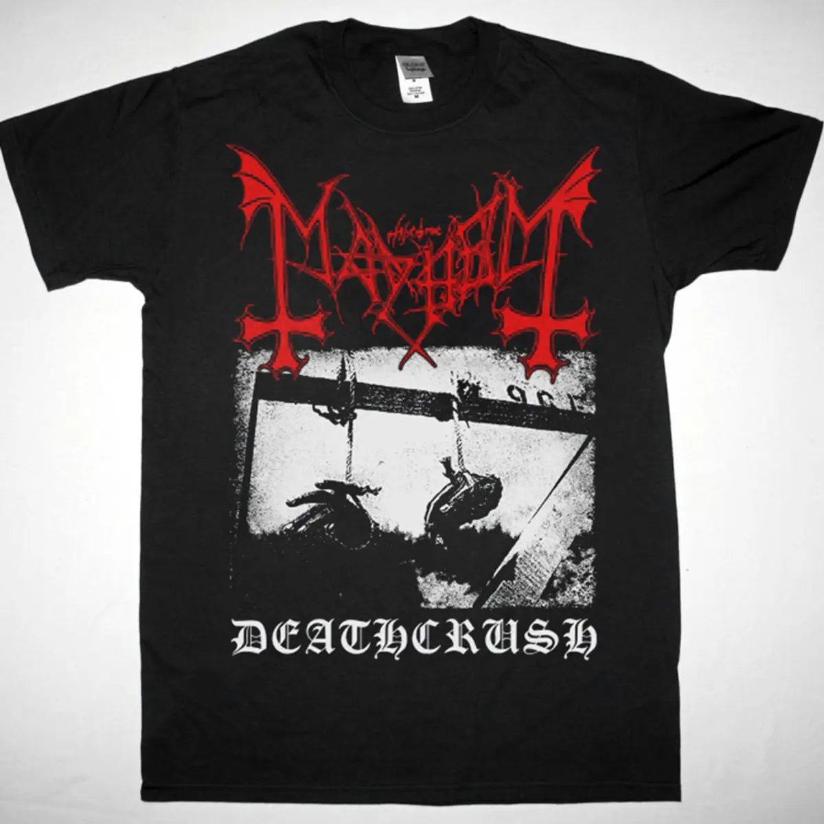 Mayhem Deathcrush Black T-Shirt Cotton Fabric