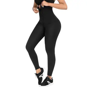 FeelinGirl High-Waisted Corset Leggings Waist Shaper Workout Yoga Pants for Fall and Winter