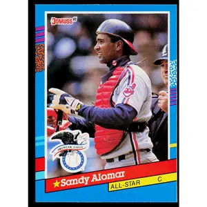 Sandy Alomar 1991 Donruss #51b Cleveland Indians