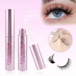 Sensitive Eyelash Glue, Waterproof Long-Lasting Lash Extension Liquid, Personal Use at Home, 5ML, Perfect False Eyelashes, Liquid Lash Extensions