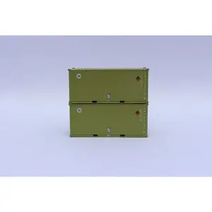 Jacksonville Terminal Company 205456 205456 USMC Military (Marines) MILITARY SERIES 20' Std. height containers with Magnetic system, JTC-205456, N Scale