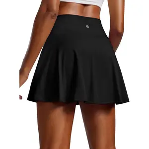Womens Tennis Skirt Pleated Athletic Skorts with Pockets Shorts High Waisted Golf Skirts for Workout Running Casual