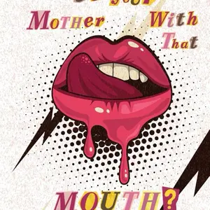 Self-Published Full Graphics Book - Mouth? with Unique Cover Design