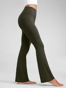 CRZ YOGA Womens Butterluxe High Waist Flare Pants 32 Inches - Wide Leg Bootcut Yoga Pants with Pocket Soft Lounge Casual