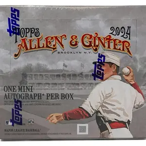 Topps 2024 Allen & Ginter X Baseball Trading cards (1) pack - Includes  One Mini Autograph Per Box Featuring Modern Stars Rookies Legends