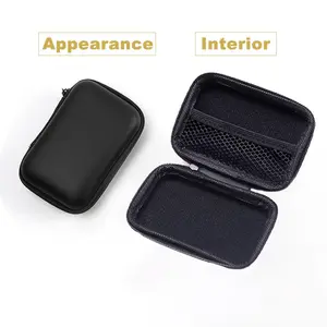 Waterproof Zipper Storage Bag, 1 Piece Data Cable Earphone Storage Bag, Keychain Coin Purse, Portable Organizer, Home Organizer for Home Office