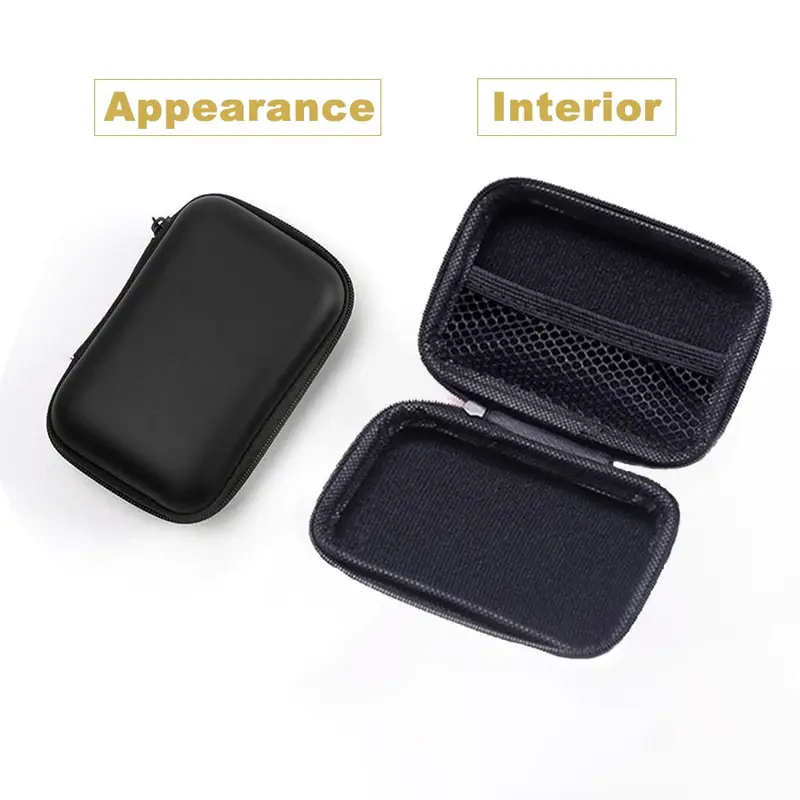 Waterproof Zipper Storage Pouch, 1 Pack Portable Organizer for Data Cables, Earphones, Keys, Coins, Multi-Functional Storage Bag for Home, Office and Daily Use, Travel Electronic Organizer, Travel Storage Pouch