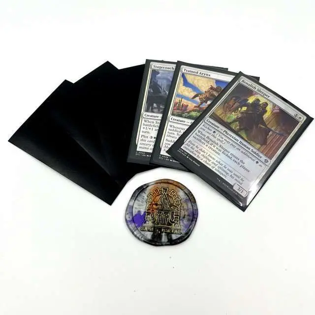 Sage's Arcane Armor Card Sleeves Matte Black Exceptional Durability 66mmx91mm