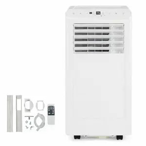 10000 BTU Portable Air Conditioner, 3-in-1 AC/Dehumidifier/Fan with Remote, LED Display, 24H Timer, Cools 450 Sq.Ft