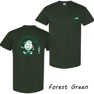 WM Phoenix Open Golf Shirt For Men For Women, Playful Golf Mascot Vintage Shirt, Soft Cotton Fabric Breathable Unisex Oversized Collar Apparel Top, Trendy Gift