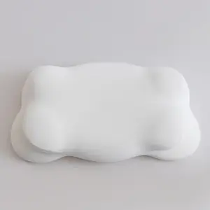 Cloud Shaped Sleep Aid Pillow, Immersive Sleeping Experience, Supports Cervical and Spine Health, Corrects Bad Sleeping Posture. Elastic memory foam pillow core with unique central breathable design, fully ergonomic fit.
