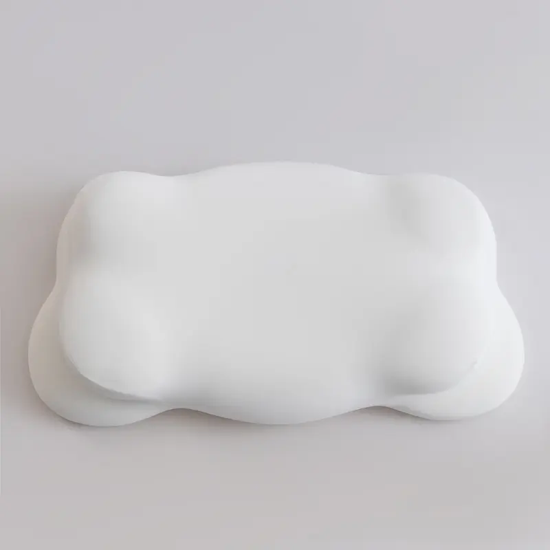 Cloud Shaped Sleep Aid Pillow, Immersive Sleeping Experience, Supports Cervical and Spine Health, Corrects Bad Sleeping Posture. Elastic Orthopedic memory foam pillow core with unique central breathable design, fully ergonomic fit.