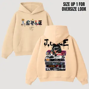 J Cole The Fall Off Hoodie, J Cole Discography Merch Sweatshirt, Vintage Hip Hop Graphic Hoodie, Rap Music Fan Gift, J Cole Sitting on Albums,perfect for streetwear gift for all