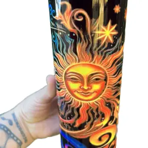 Celestial Sun Tumbler - Perfect for Your Next Drink - Drinkware, Bottle