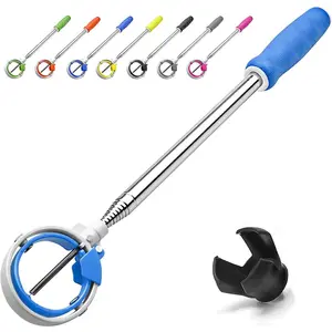 Golf Ball Retriever, Golf Ball Retrievers Telescopic for Water with Spring Release-Ready Head, Balls Retriever Tool Golf with Locking Clip, Grabber Tool, Golf Accessories Golf Gift for Men