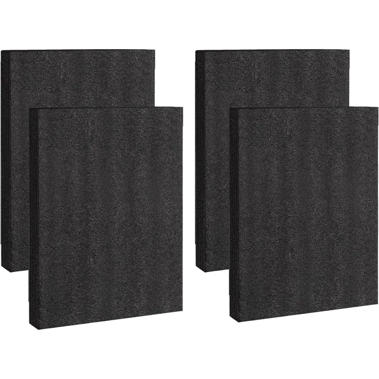 Black Customizable Polyethylene Foam Sheets, 4PACK 12 x 16 x 0.5INCH Thick Padding for Cases, Tool Foam Sheet for Packaging and Crafts