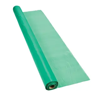 40" x 250 ft. Green Extra Long Plastic Tablecloth Roll