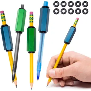 Pack of 4 Pen or Pencil Weights | Handwriting Aid for , , or Special Needs. Assists with Penmanship Issues Due to , Tremors, Grip Strength or Fine  Skill Disability. 1.5 Oz