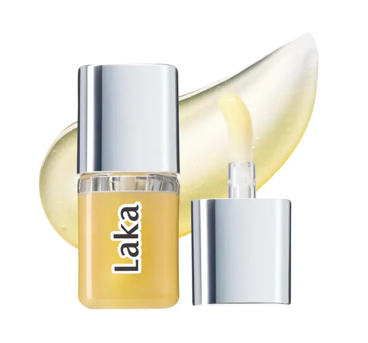 Laka Spicy Lip Plumper - Maximum Extra Strength (For Experienced Users) | Clear Glass-like High-Shine Lip Gloss | Lip Volumizer Serum, Non-Sticky | K-Beauty, 0.14oz