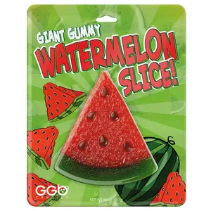 GGB Candies Giant Watermelon Slice – Enjoy This Massive, Juicy Watermelon-Flavored Gummy Candy!