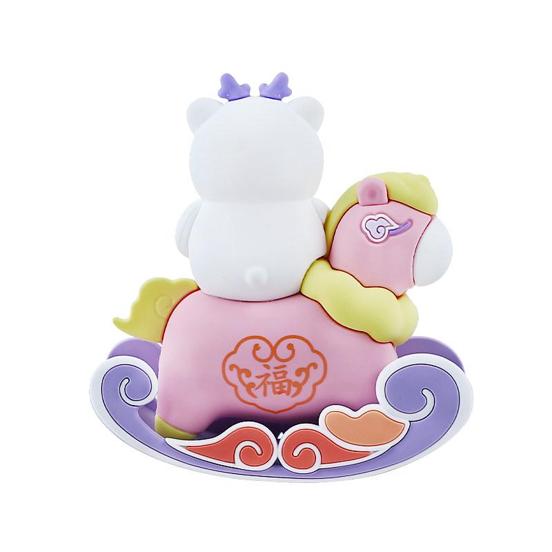 Miniso Bear Outpost Happiness Plus Series Blind Box – Year Of The Horse Collectible Figurine Desk Ornament, Great Gift Idea