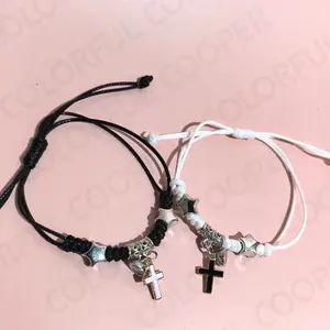 Colorful Cooper Bracelets for Couple • Bestie • Trend  - Assorted Colors, with Magnetic Pendant – Drawn to each other